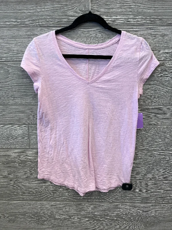 women's tops for those who want to wear pieces that are both functional and fashionableTop Short Sleeve By Gap In Purple, Size: Xs