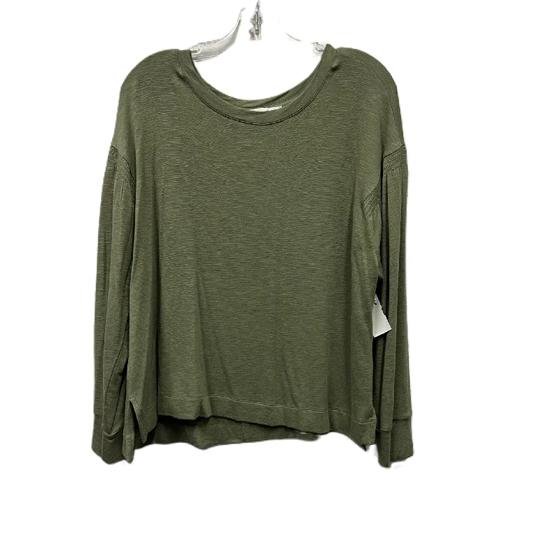 spaghetti strap women's topsTop Long Sleeve By Loft In Green, Size: M