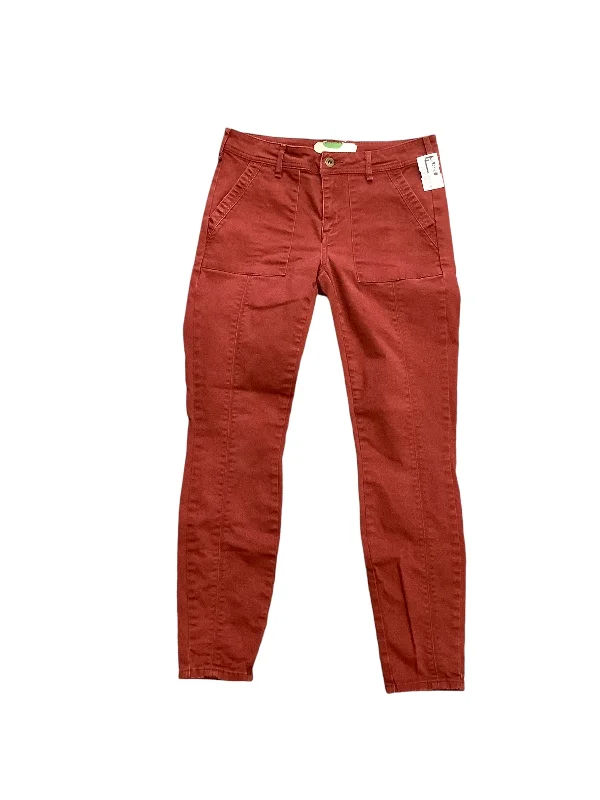 women's denim jeans for smart casualJeans Skinny By Anthropologie In Red, Size: 8