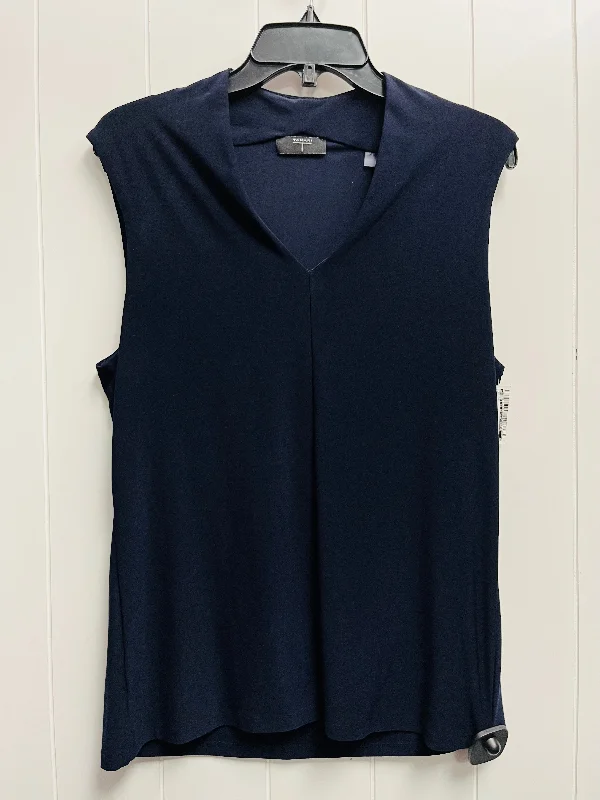 women's tops for those who want to elevate their everyday wear with chic and elegant piecesTop Short Sleeve By Tahari By Arthur Levine In Navy, Size: L