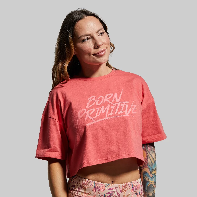 women's tops for those who want to add a bit of flair and personality to their looksTraining Crop Tee 2.0 (Jungle Punch)