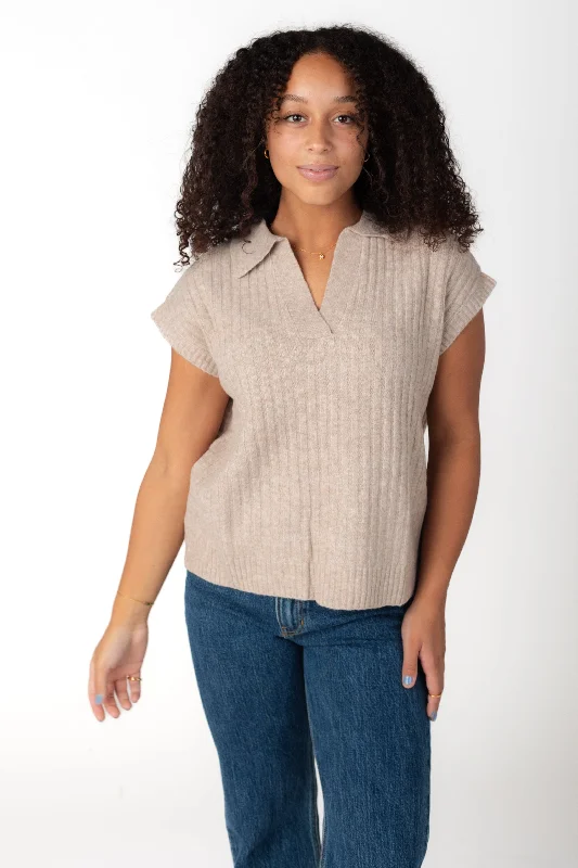 women's tops for picnics in the parkRose Sleeveless Sweater