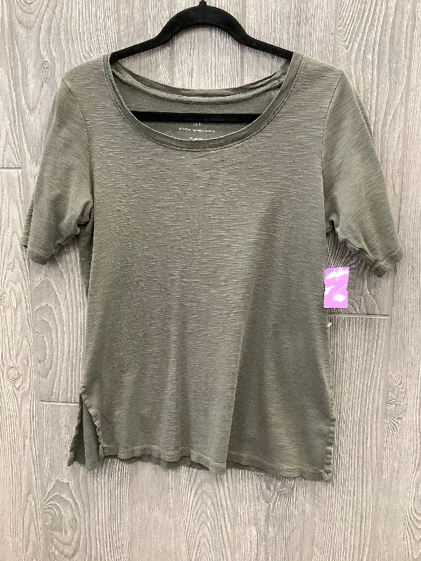 women's tops for those who love to shop for unique findsTop Short Sleeve By J. Jill In Green, Size: S