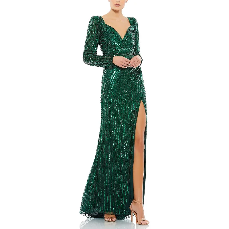 Mermaid DressMac Duggal Womens Embellished Formal Evening Dress