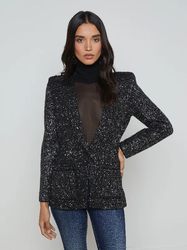 women's coats for travelwomen's coats for travelLeonora Sequin Knit Blazer