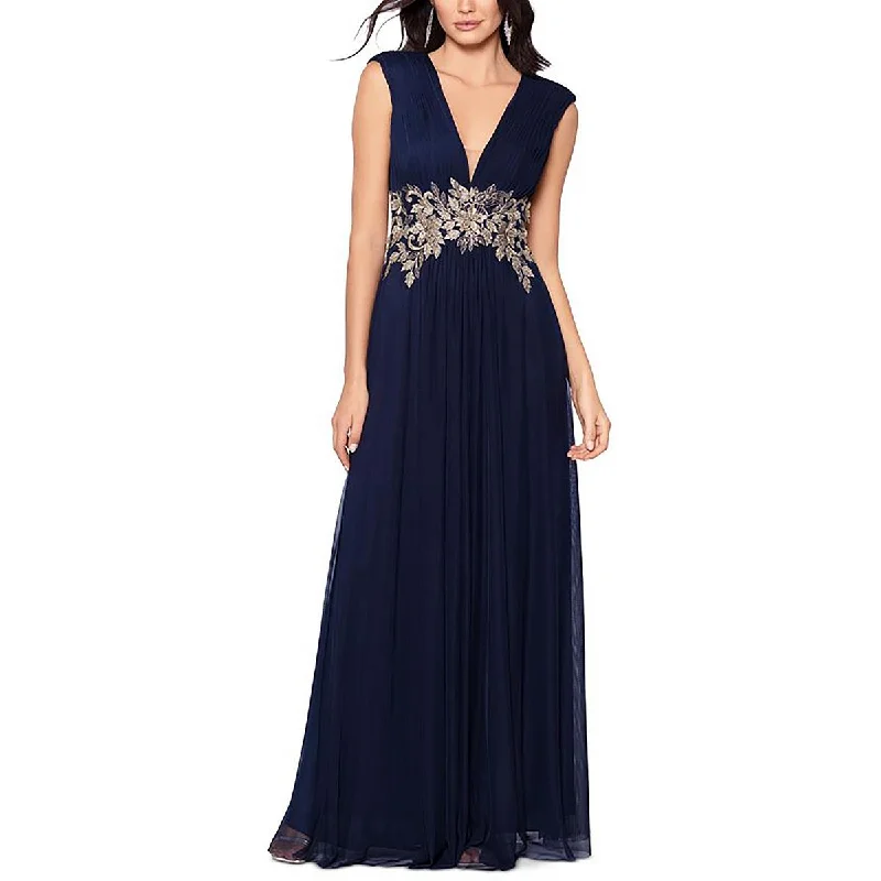 Casual Chic DressBetsy & Adam Womens Petites Full Length Embroidered Evening Dress