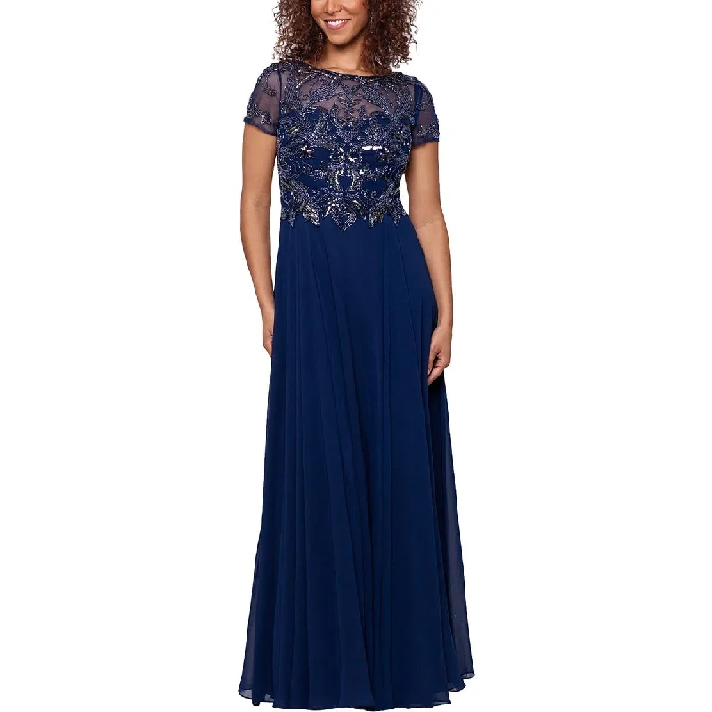 Lace DressXscape Womens Padded Bust Chiffon Evening Dress