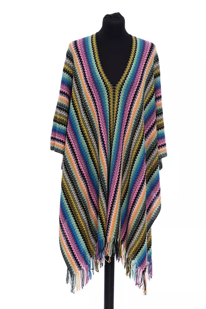 Pullover Chunky SweatersMissoni  Wool Women's Poncho