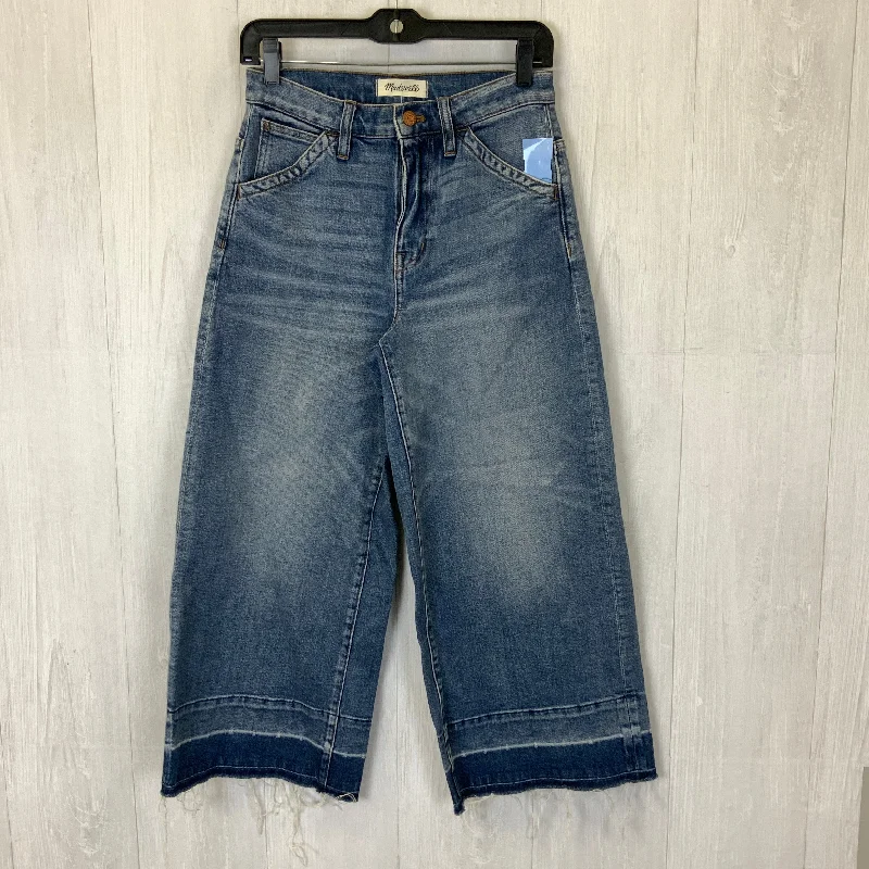 women's denim jeans for a night at the clubJeans Cropped By Madewell In Blue Denim, Size: 2