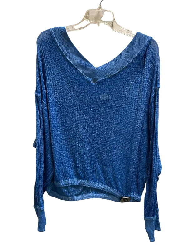 women's tops for fashion-conscious professionalsTop Long Sleeve By We The Free In Blue, Size: M