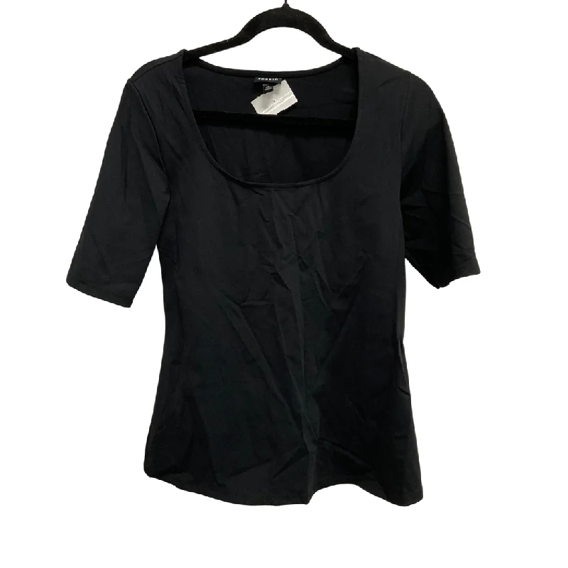 women's tops for cocktail partiesTop Short Sleeve Basic By Torrid In Black, Size: L