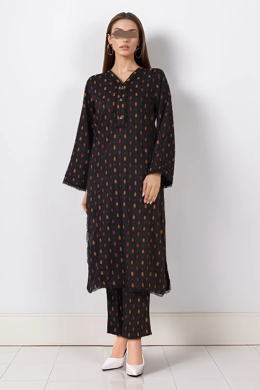 Cotton Jacquard Stitched 2 Piece (Shirt/Trouser)