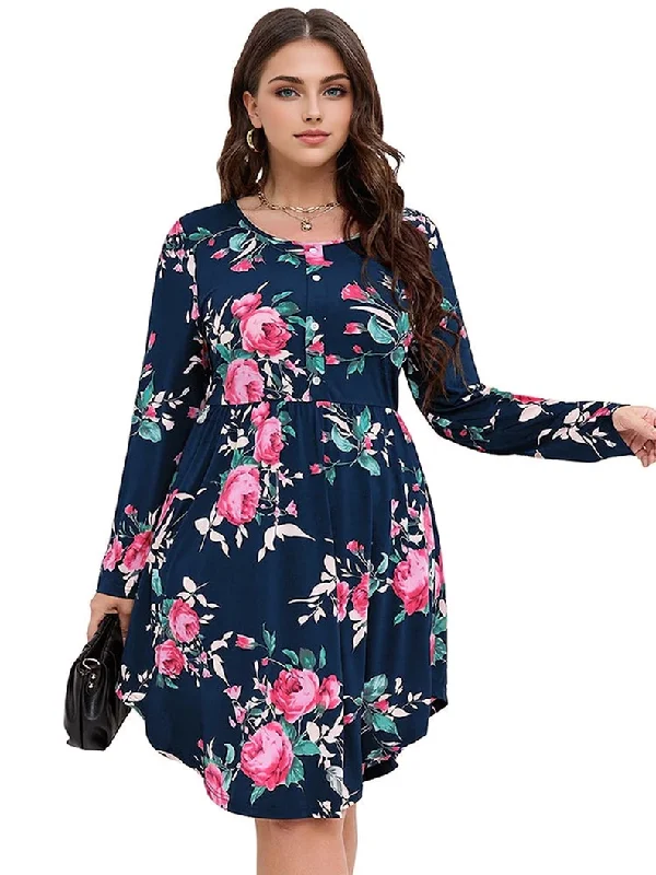 Satin DressJuliaFashion-Floral Sexy Casual Feminino Dresses