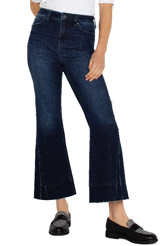 women's breathable pantsHANNAH HI-RISE CROP FLARE