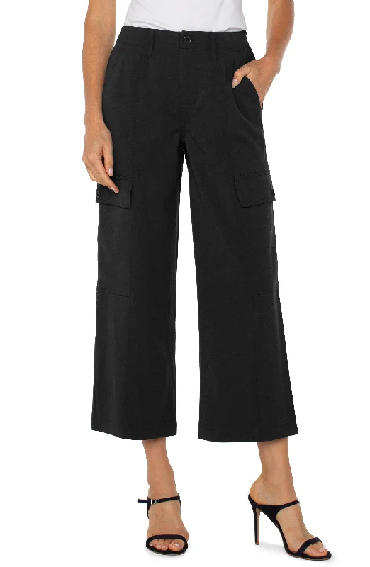 women's insulated pantsHI-RISE CARGO CROP STRAIGHT