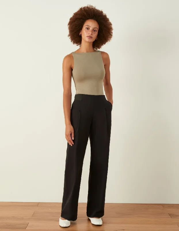 women's solid-color pantsTurn It Up Wide Leg Pants