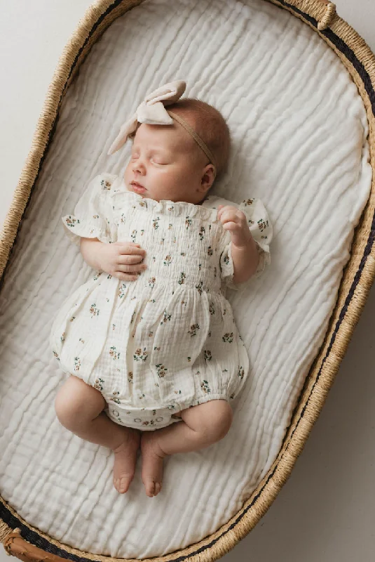 Cut-Out DressGarden Days | Ivory Floral Romper