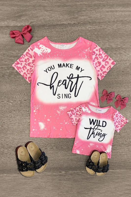 women's travel dressesMom & Me - "Wild Thing, You Make My Heart Sing" Top