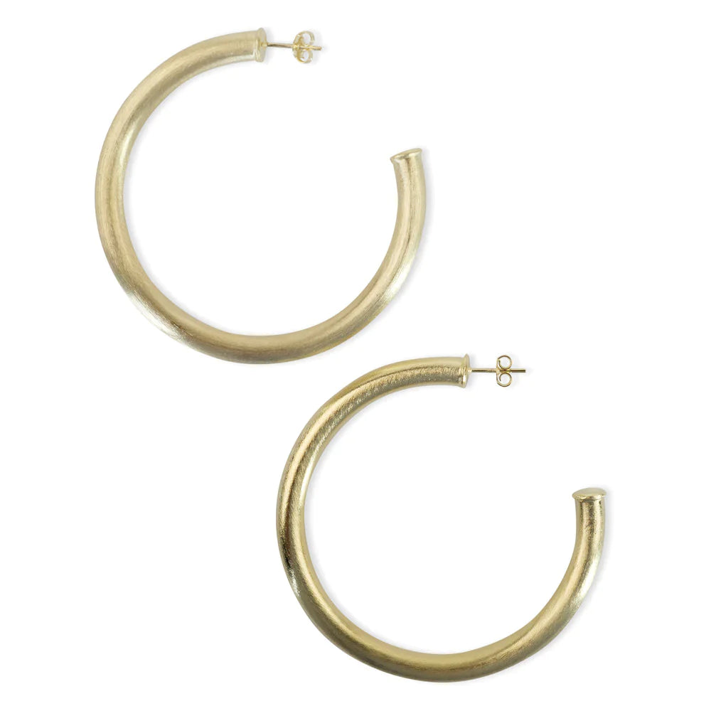 women's maternity dressesSheila Fajl Arlene Brushed Gold Hoops