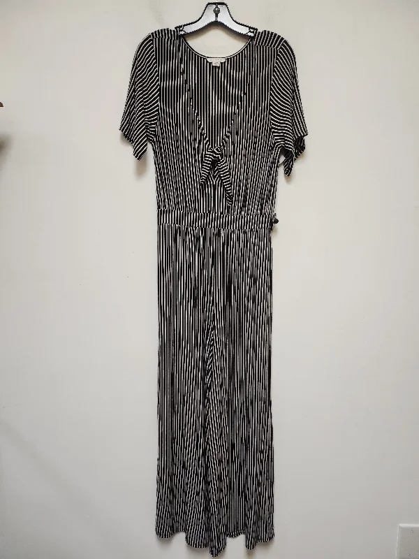 women's jumpsuits for laid-back looksJumpsuit By American Eagle In Striped Pattern, Size: M