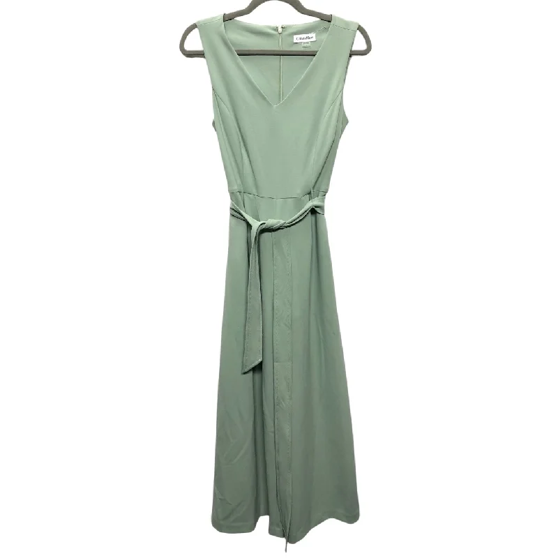 women's elegant jumpsuitsJumpsuit By Calvin Klein In Green, Size: 2