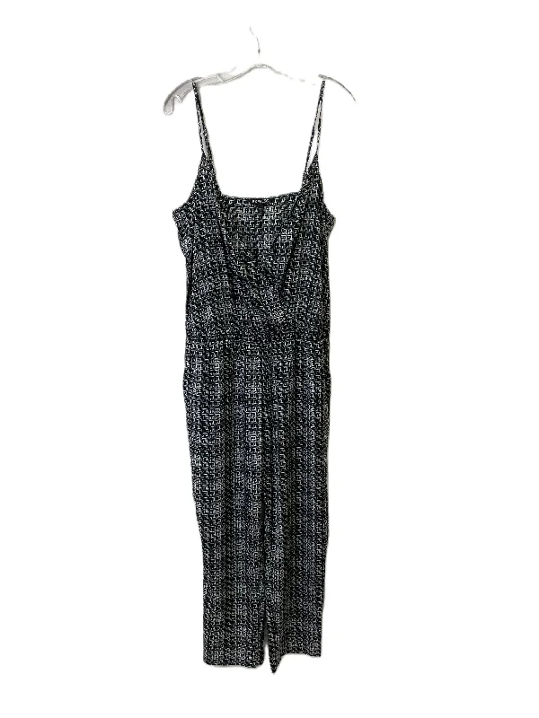 women's jumpsuits with high necksJumpsuit By Express In Black & White, Size: L