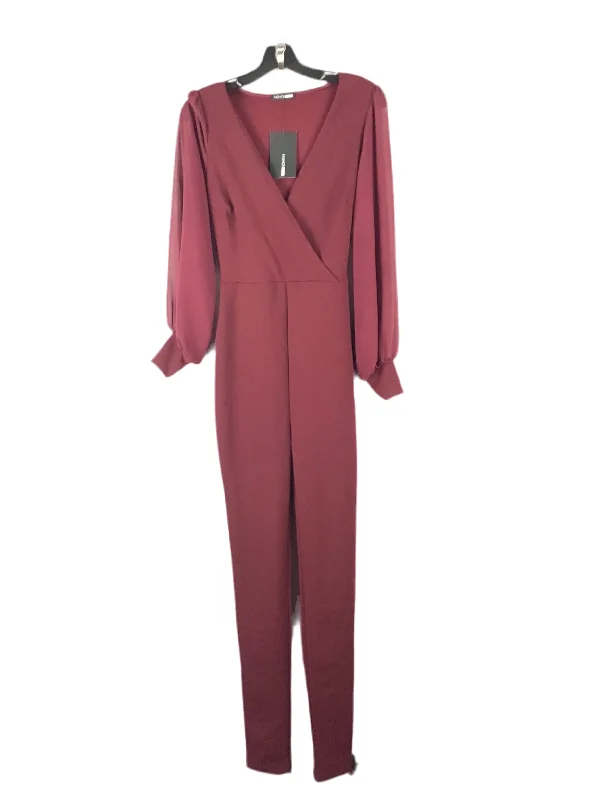 women's jumpsuits for statement fashionJumpsuit By Fashion Nova In Burgundy, Size: S