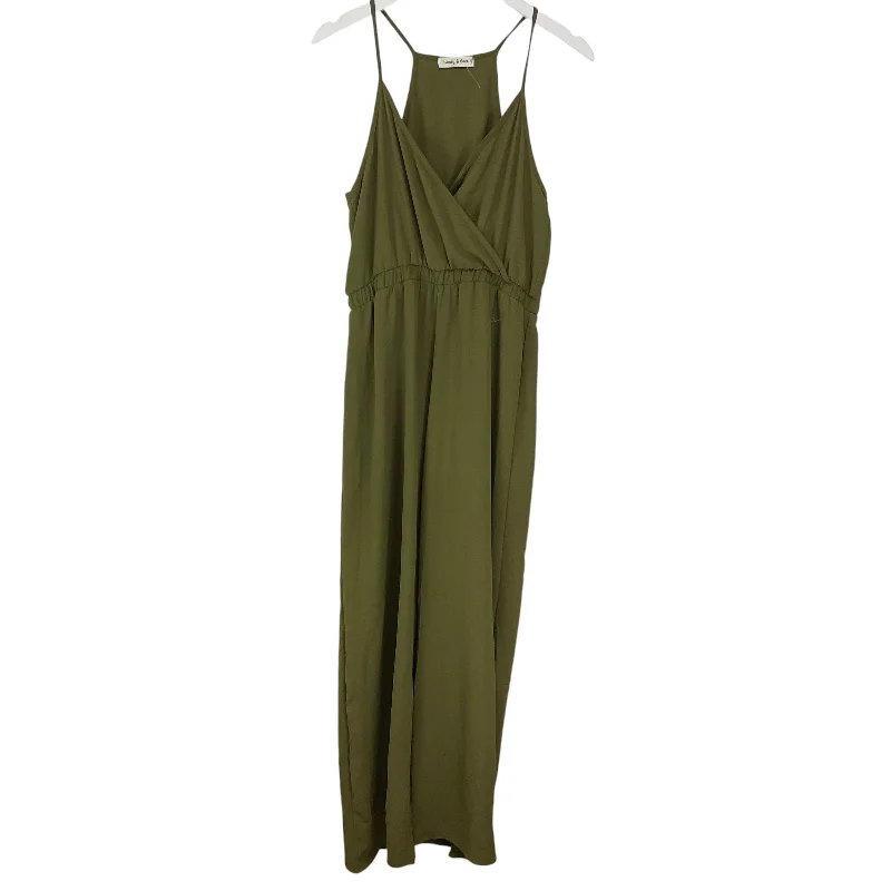 women's casual jumpsuitsJumpsuit By Honey & Lace In Green, Size: L