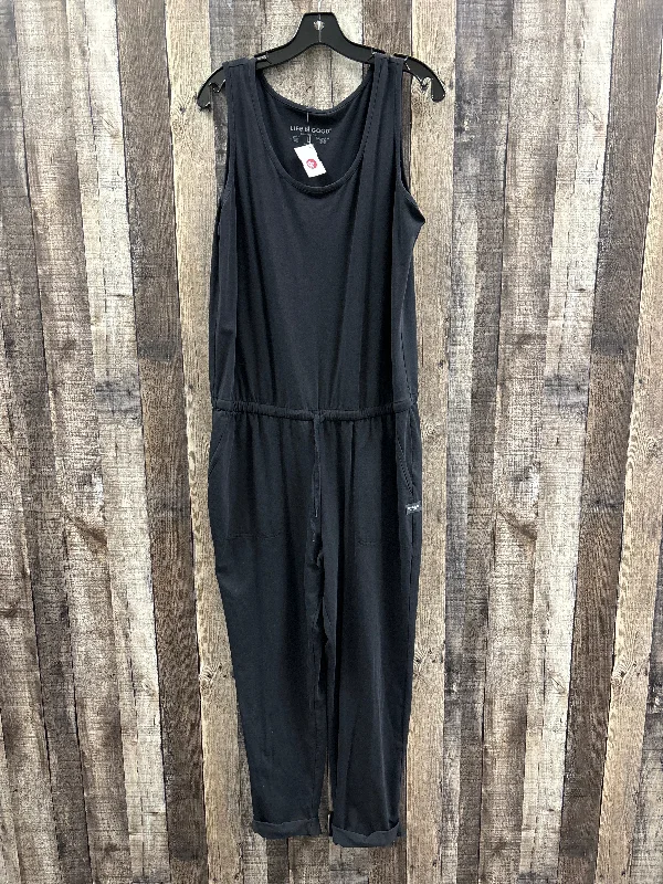 women's jumpsuits with striped patternsJumpsuit By Life Is Good In Black, Size: L