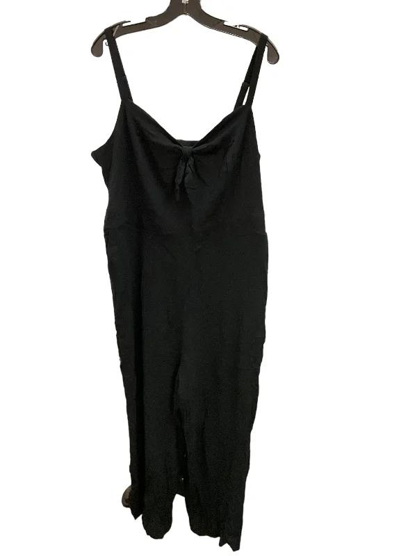 women's jumpsuits made of cottonJumpsuit By Torrid In Black, Size: 22