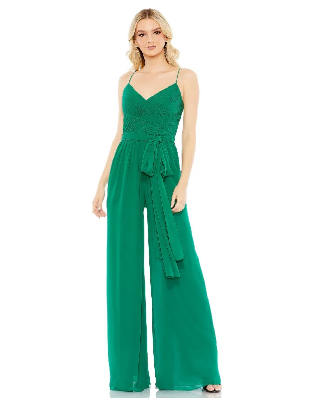 women's jumpsuits for tall womenMac Duggal 2651 Long Formal Prom Jumpsuit