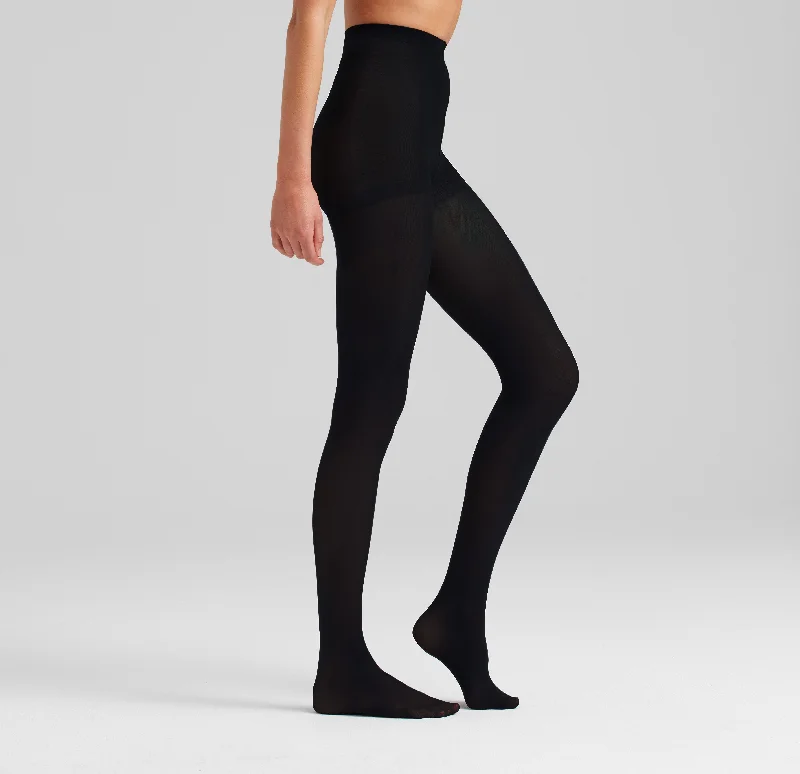 Silk Stockings for All SeasonsCharnos BioDegradable 80 Denier Opaque Control Top Tights - The Shaper