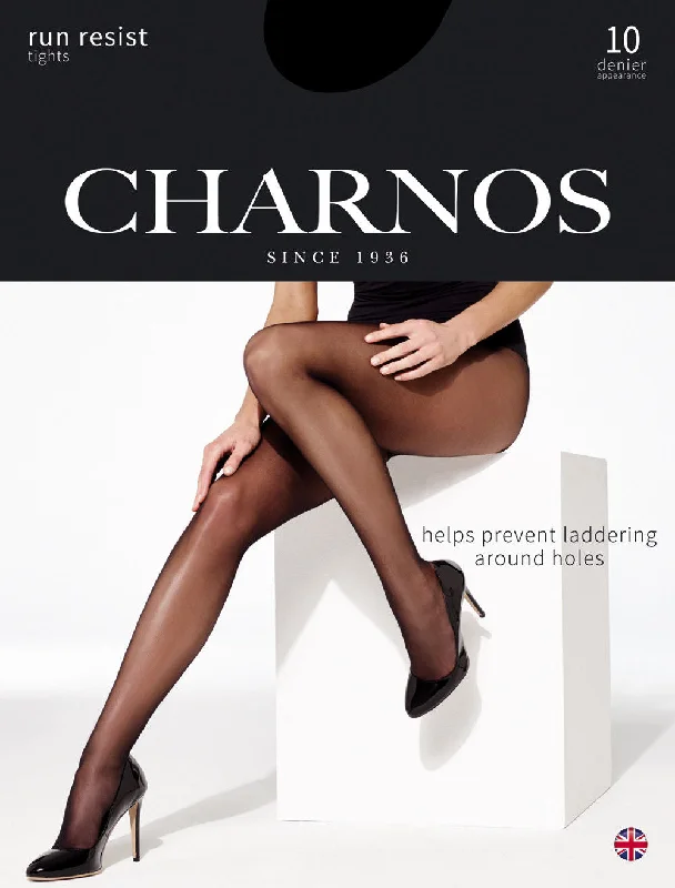 Silk Stockings in Pastel ShadesCharnos Run Resist Matt Tights 10 Denier