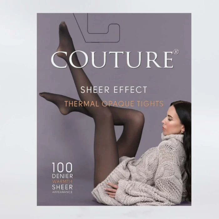 Thigh-High Silk Stockings AppealCouture® Sheer Effect Thermal Opaque Tights