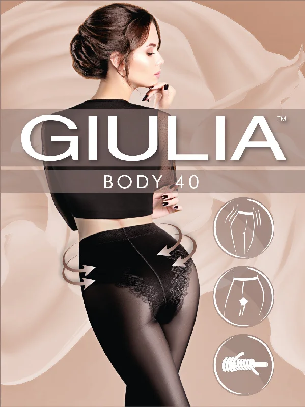 Inexpensive Silk Stockings OptionsGiulia Body 40 Denier Control Top Tights LAST OF SIZE SMALL