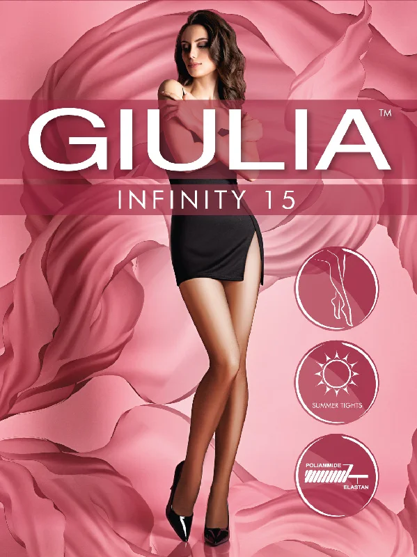 Premium Silk Stockings for Special OccasionsGiulia Infinity 15 Denier Sheer Tights