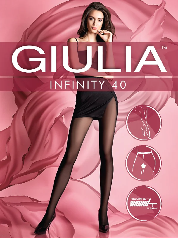 Reliable Silk Stockings BrandsGiulia Infinity 40 Denier Sheer Tights