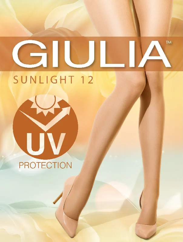 Silk Stockings for Every OccasionGiulia Sunlight 12 Denier Sheer Tights with 95% UV protection