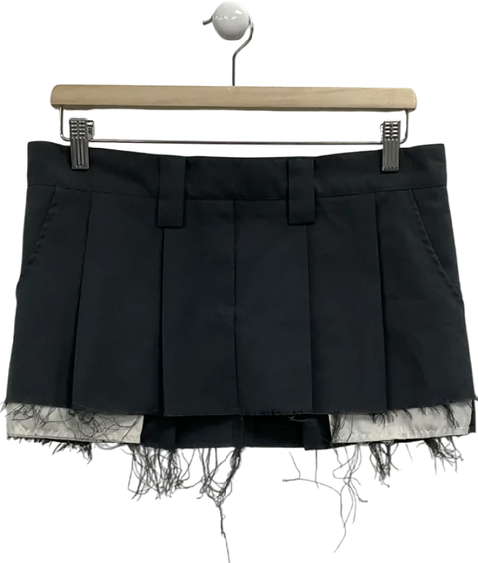 women's stretch skirtsGateless Grey Out Pocket Mini Skirt UK M