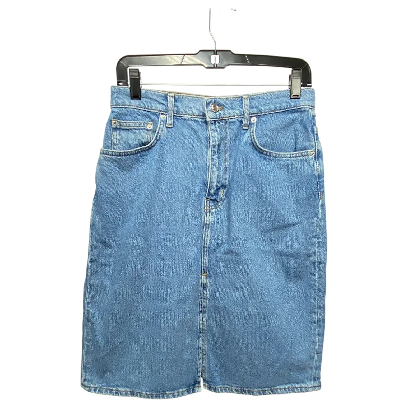 women's spring mini skirtsSkirt Designer By Derek Lam In Blue Denim, Size: 6