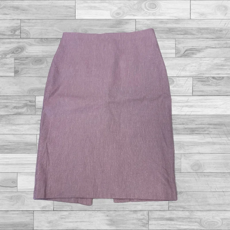 women's woven A-line skirts for summerSkirt Midi By Express In Pink, Size: 6