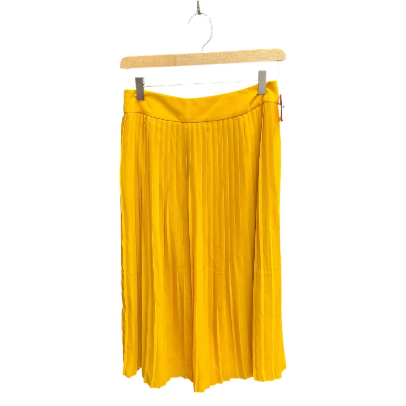 women's fitted skirtsSkirt Midi By J. Crew In Yellow, Size: Xs