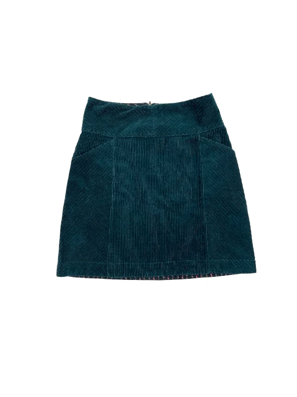 women's denim skirtsSkirt Midi By Maeve In Green, Size: 0