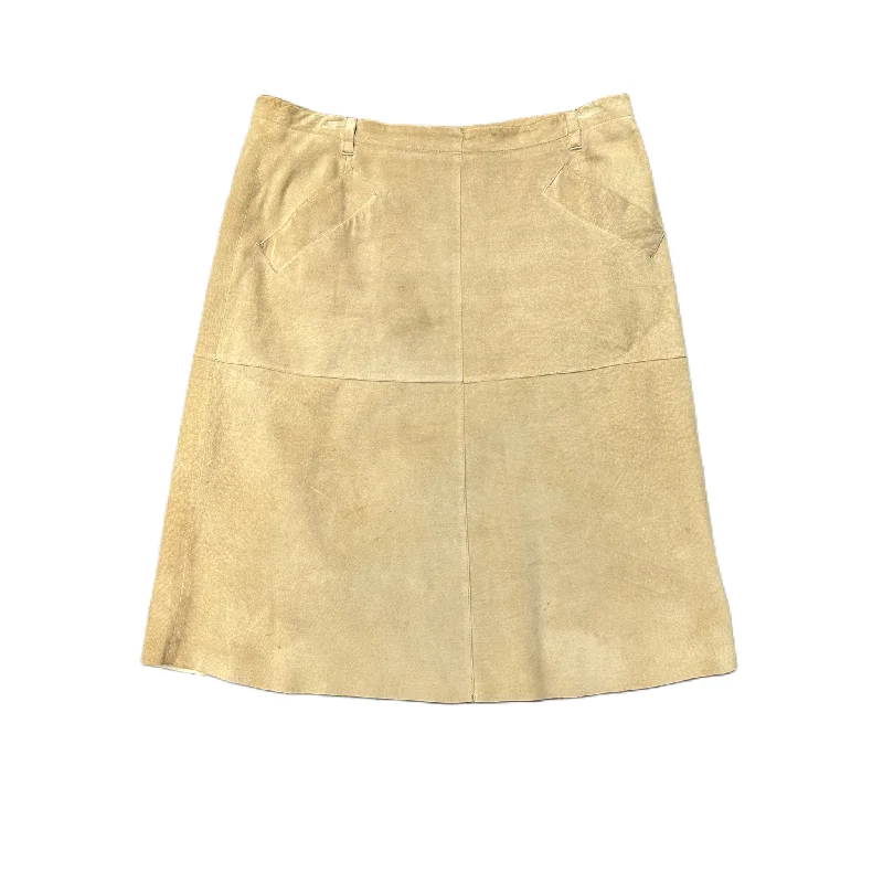 women's travel-friendly cocktail skirtsSkirt Midi By Target-designer In Tan, Size: 12