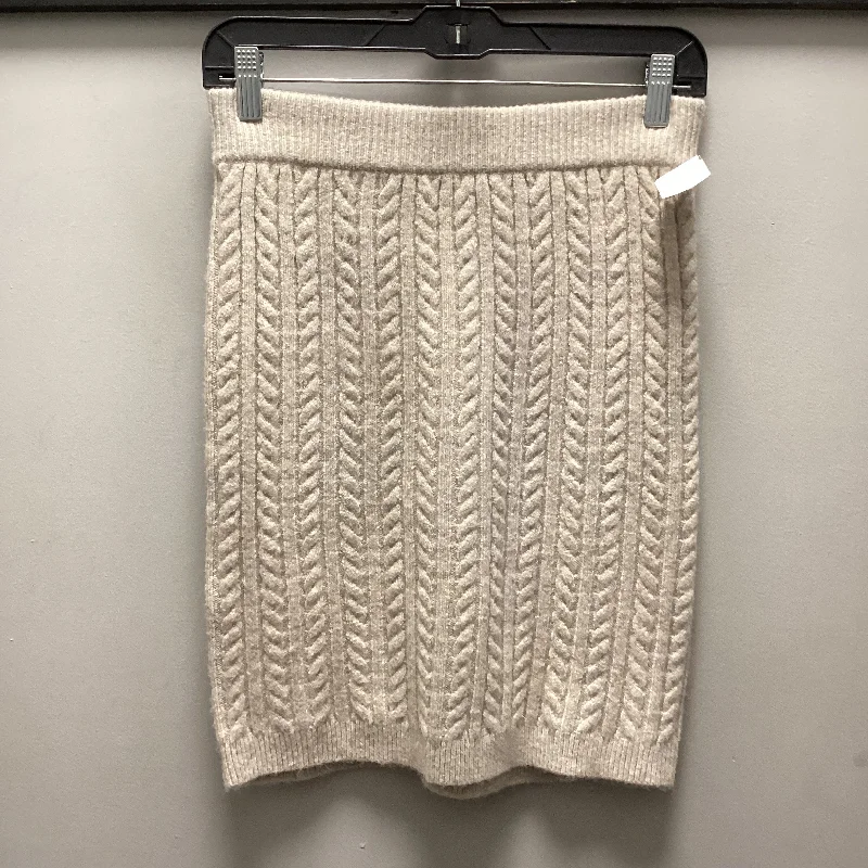 women's striped tulip skirtsSkirt Mini & Short By Express In Cream, Size: S