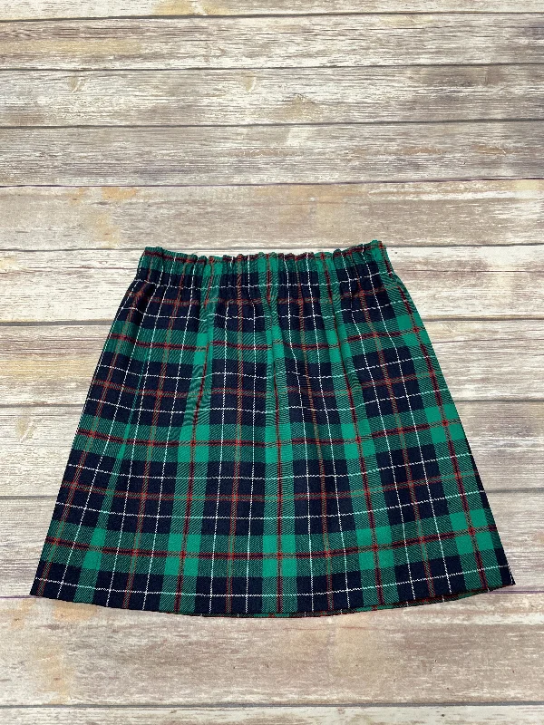 women's stretch skirtsSkirt Mini & Short By J. Crew In Plaid Pattern, Size: 0